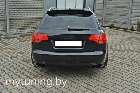 Накладки на бампер задний для AUDI A4 B7 (04-07)