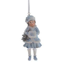 GAEM Изделие декоративное подвесное "Девочка/Мальчик", L4,5 W3,5 H11 см, 4в.