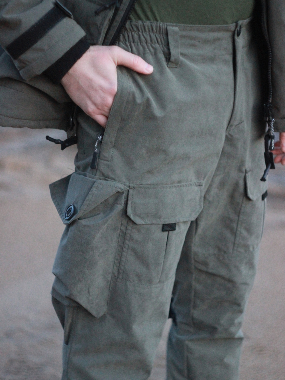 Горка 7 ФИНЛЯНДИЯ Серый хаки деми