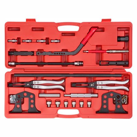 Цена на МАСТАК (103-10019C) Рассухариватель клапанов универсальный, кейс, 19 предметов