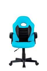 Кресло детское компьютерное CHAIRMAN CH111 экокожа, голубо-черный