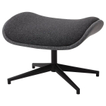 Пуф - ÄLEBY / АLEBY IKEA/ ЭЛЕБИ ИКЕА,  59х52х43 см, темно-серый