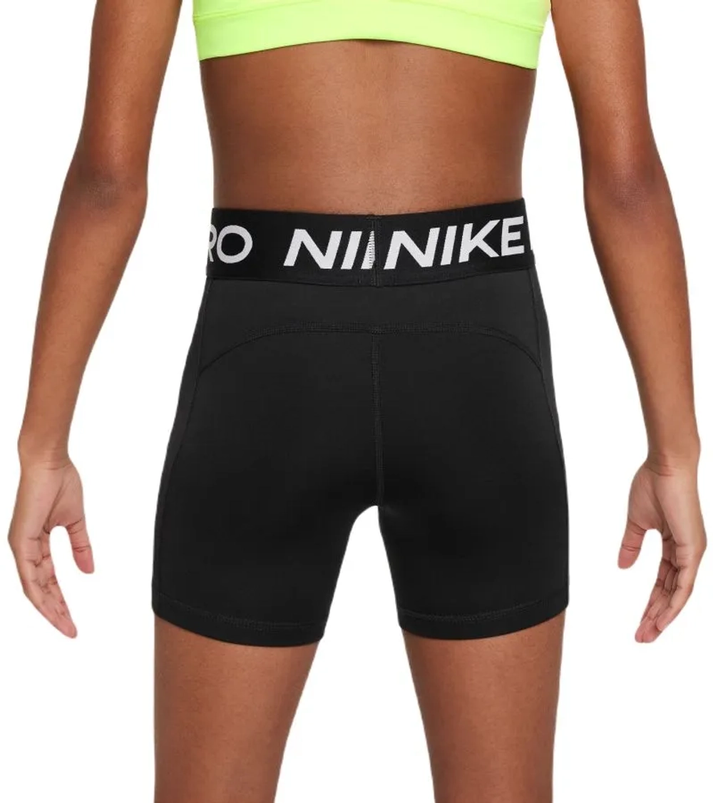 Детские шорты Nike Girls Pro Dri-Fit Shorts - black/white