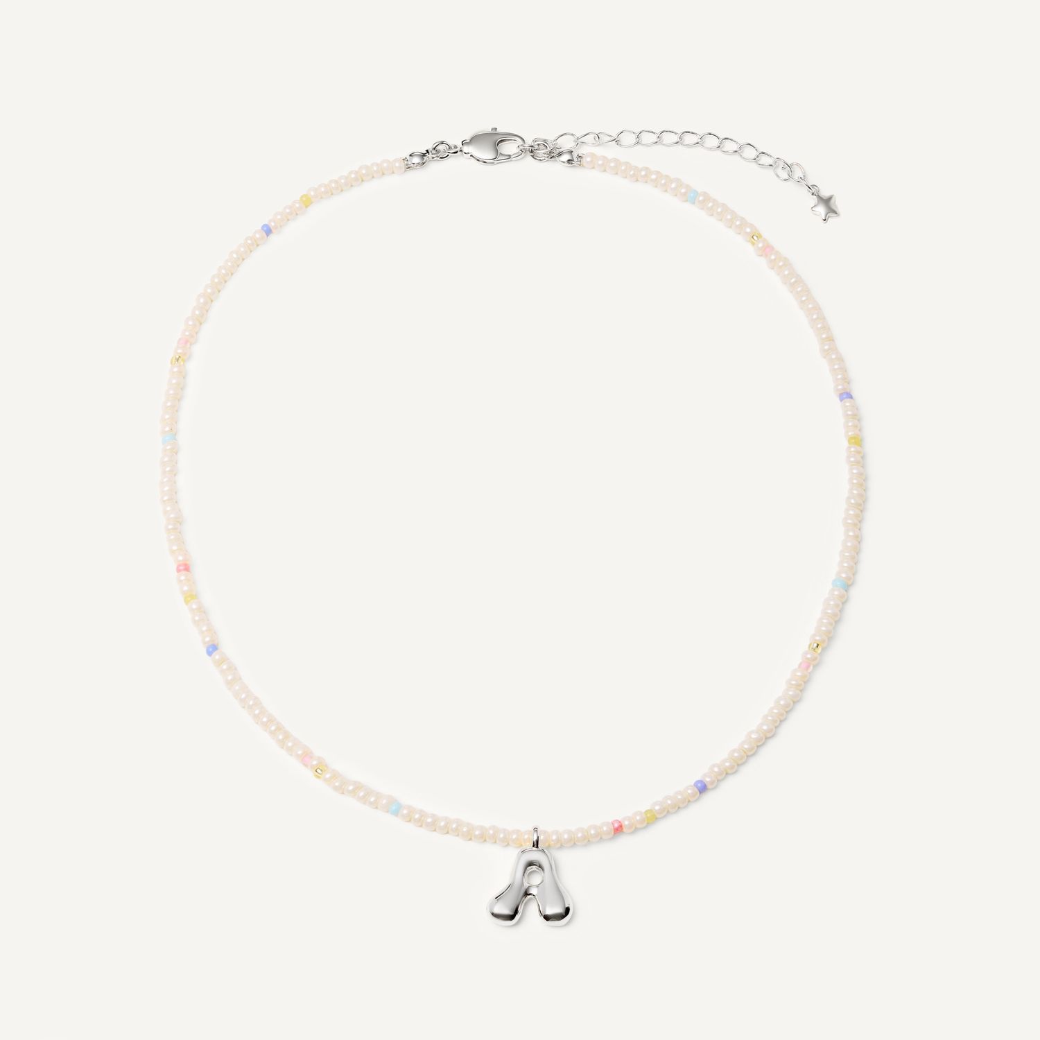 Колье My Mini ABC Necklace - Silver