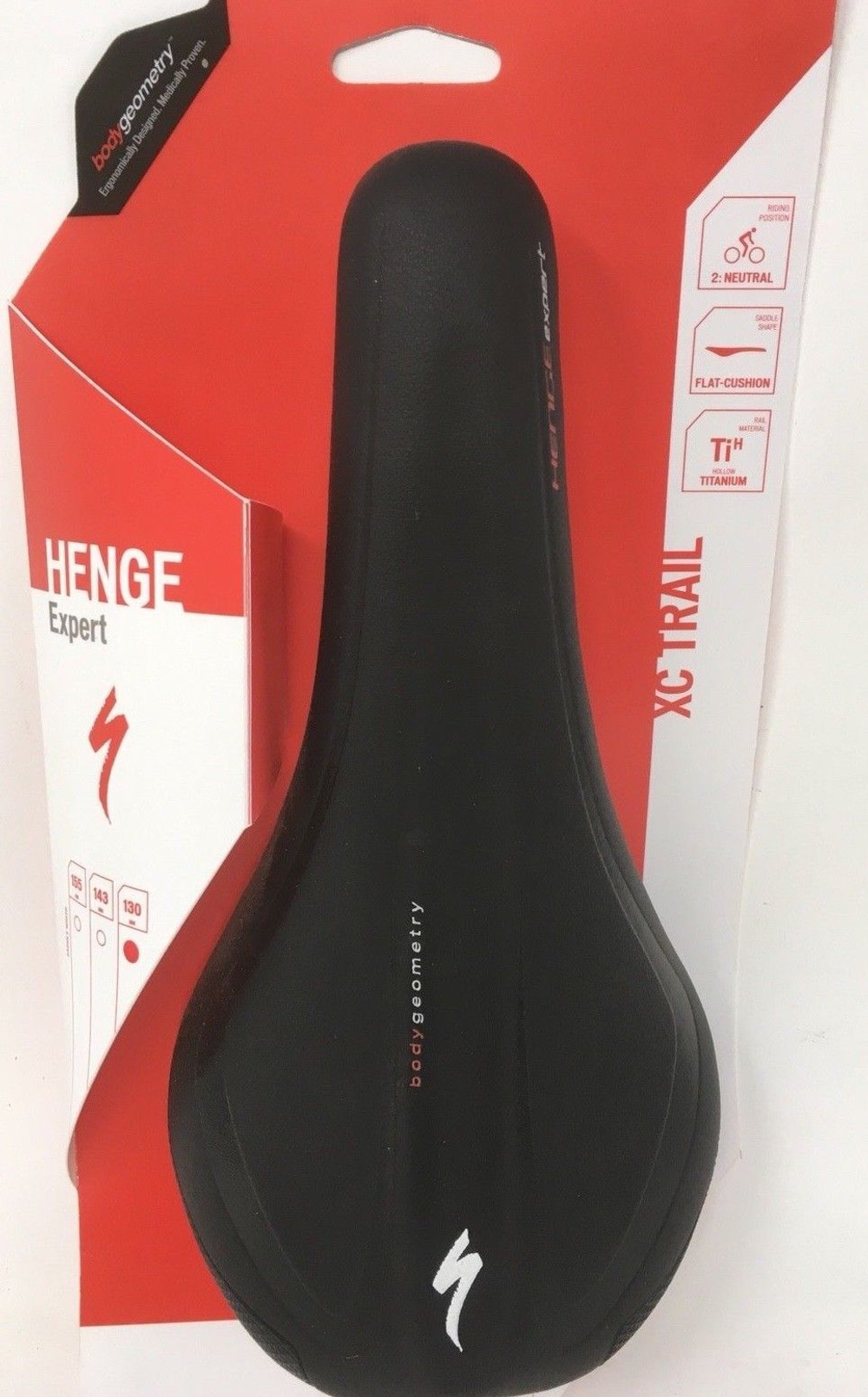 Седло Specialized HENGE EXPERT SADDLE BLK 130 2721-1100