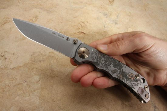 Нож Spartan Blades Harsey KOI, сталь S45VN, рукоять - серый титан