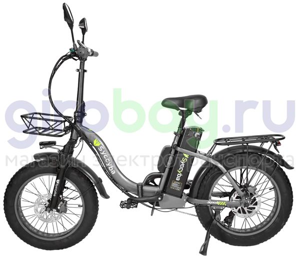 Электровелосипед Syccyba F11 Pro 2025 года (48V/15Ah) - Серый обод фото №3