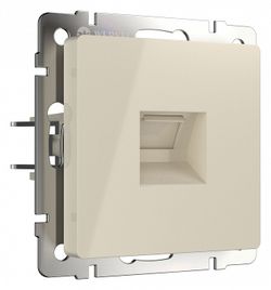 Розетка телефонная RJ-11 без рамки Werkel слоновая кость W1182003