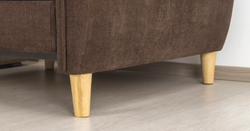 Кресло еврокнижка Анита, Коричневое