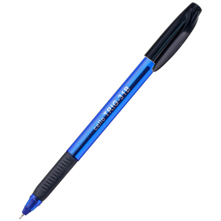 Ручка шариковая Cello "Tri-Grip blue barrel" синяя, 0,7мм, грип, штрих-код