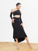 Юбка для танго с хвостом