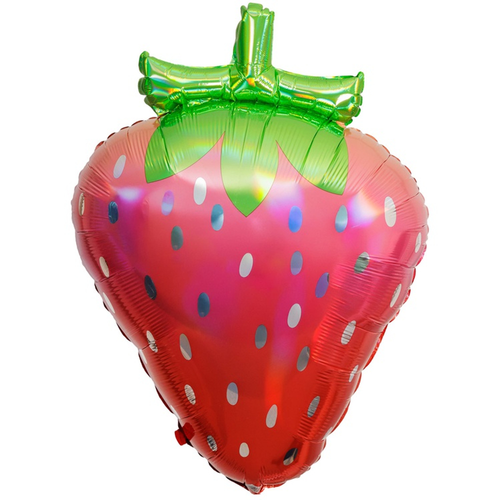 Шар Фольгированный Клубника переливы (Ассорти)