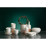 Кружка из фарфора белого цвета из коллекции kitchen spirit, 350 мл