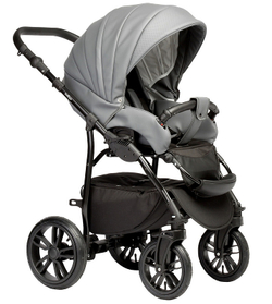 Детская коляска Indigo Indigo Special New 2 в 1 Is09 т.серая кожа
