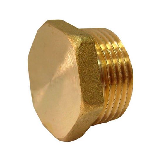 Заглушка латунная 1 1/4" НР TIM