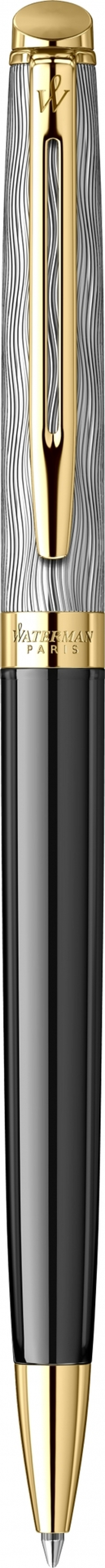 Шариковая ручка Waterman Reflections of Paris Hemisphere DeLuxe Black GT Mblue в подарочной коробке