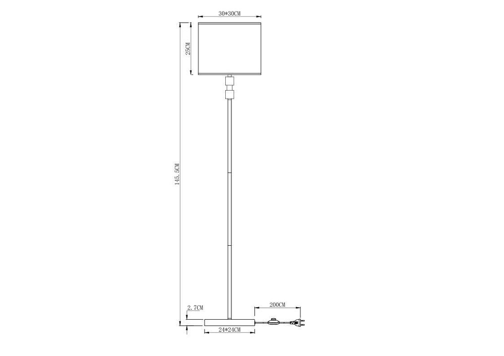 Торшер Arte Lamp A5896PN-1PB