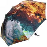 Зонт механический ветроустойчивый, матовая ручка «BESTzontik - muskat», цвет как на фото, длина 25см, d-110см