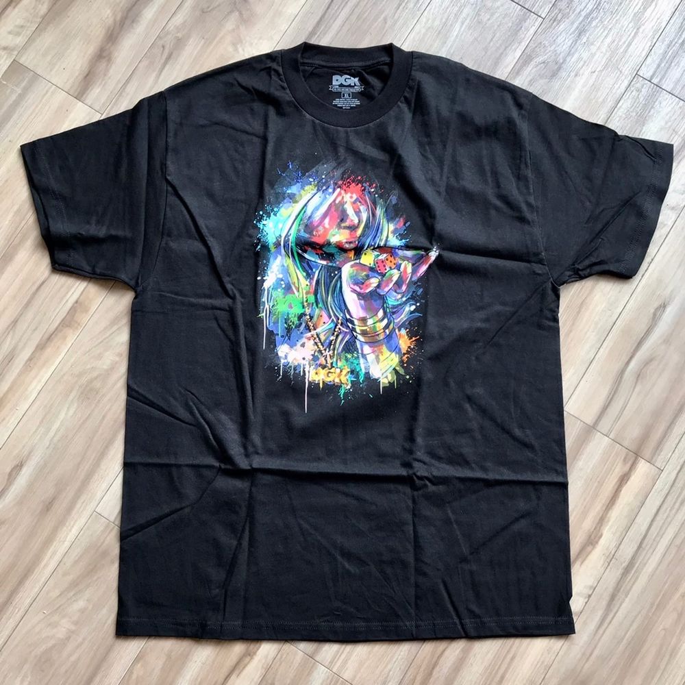 Футболка DGK PRINTED TEE черная