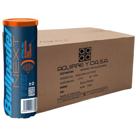 Короб мячей для падел NEXT (24 банки по 3 мяча)