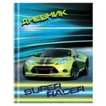 Дневник 1-4 класс 48 л., твердый, ЮНЛАНДИЯ, глянцевая ламинация, с подсказом, "Super Racer", 106596