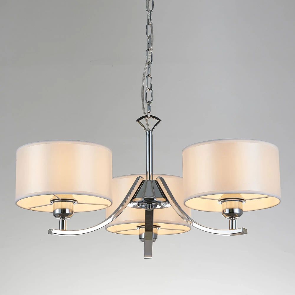 Citilux Эвита CL466130 Люстра подвесная с белыми абажурами