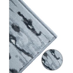 Ковер для комнаты напольный, оттенок серый, основа полиэстер