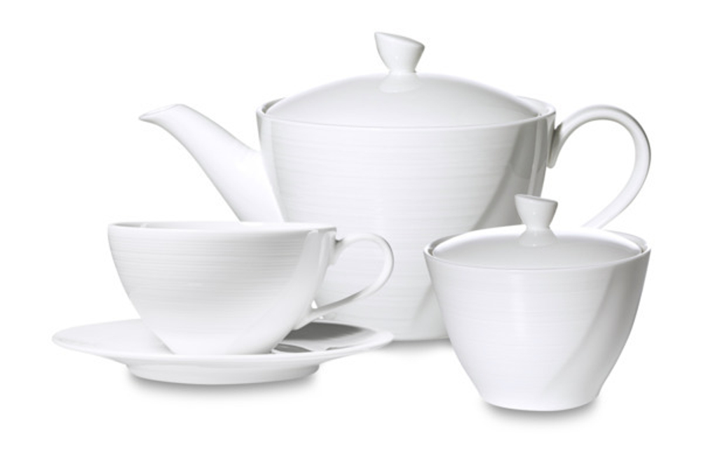 Сервиз чайный 10 предметов на 4 персоны Narumi Воздушный белый