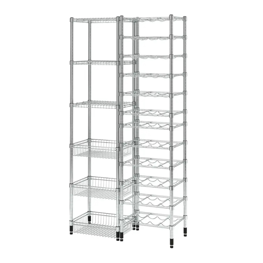 Стеллаж - IKEA OMAR, 94х36х181 см, оцинкованная сталь, ОМАР ИКЕА