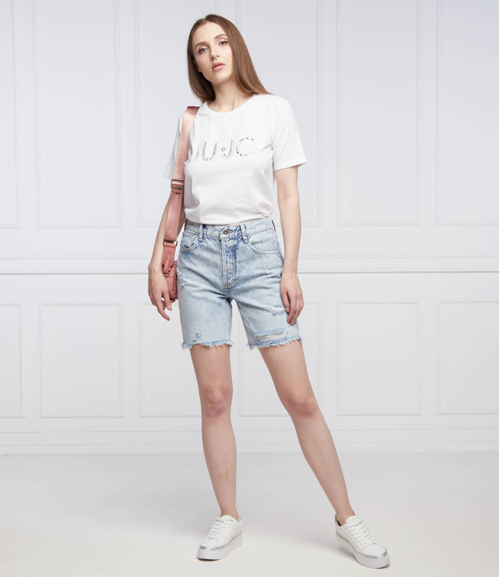 шорты Liu Jo - голубой(UA2205 DS003)