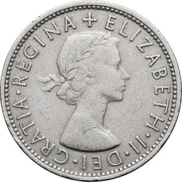 2 шиллинга (флорин) 1954-1970 Великобритания