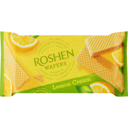 Вафли Roshen со вкусом лимонного крема 380 гр