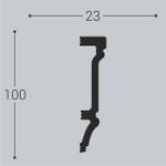 bello deco Наличник XPS Н 13 (100х23) 00-00105557