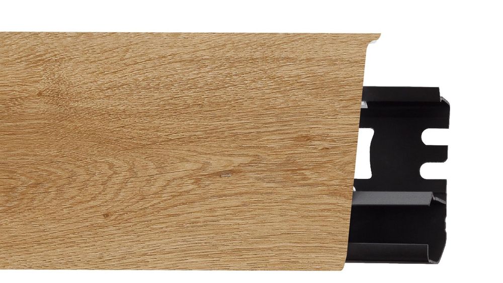 Плинтус Indo 158 дуб Монумент, 2500x70x26 мм