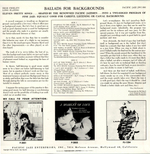 V/A - Ballads For Backgrounds - Japan 1992 Mono Reissue