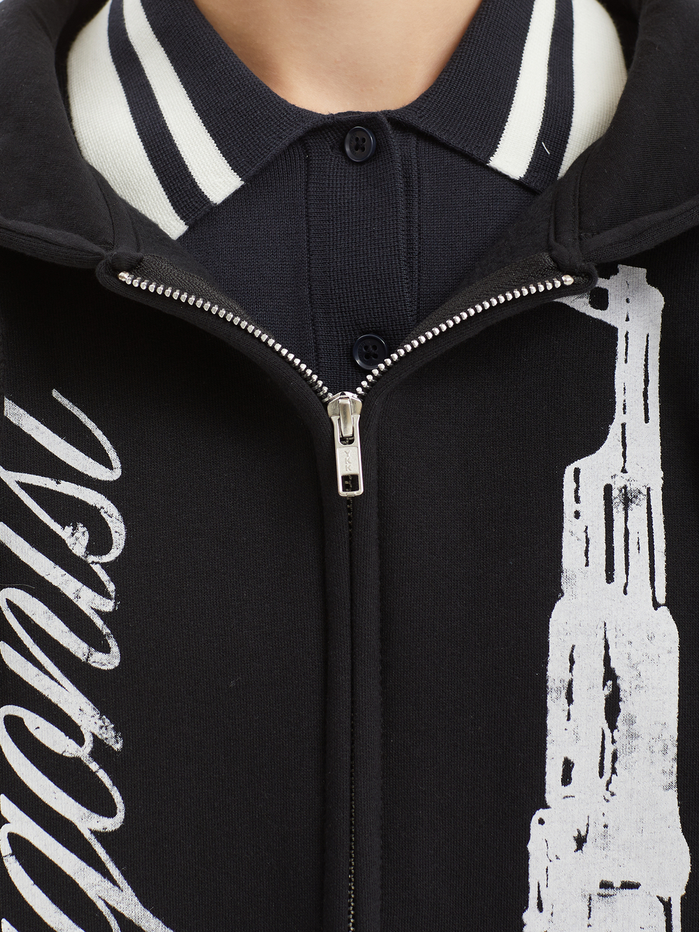 Женская Толстовка Rogue Heart Black Gun Graphic Oversized Zip Up