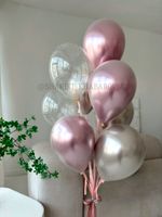 Воздушные шары на выписку для девочки №8100