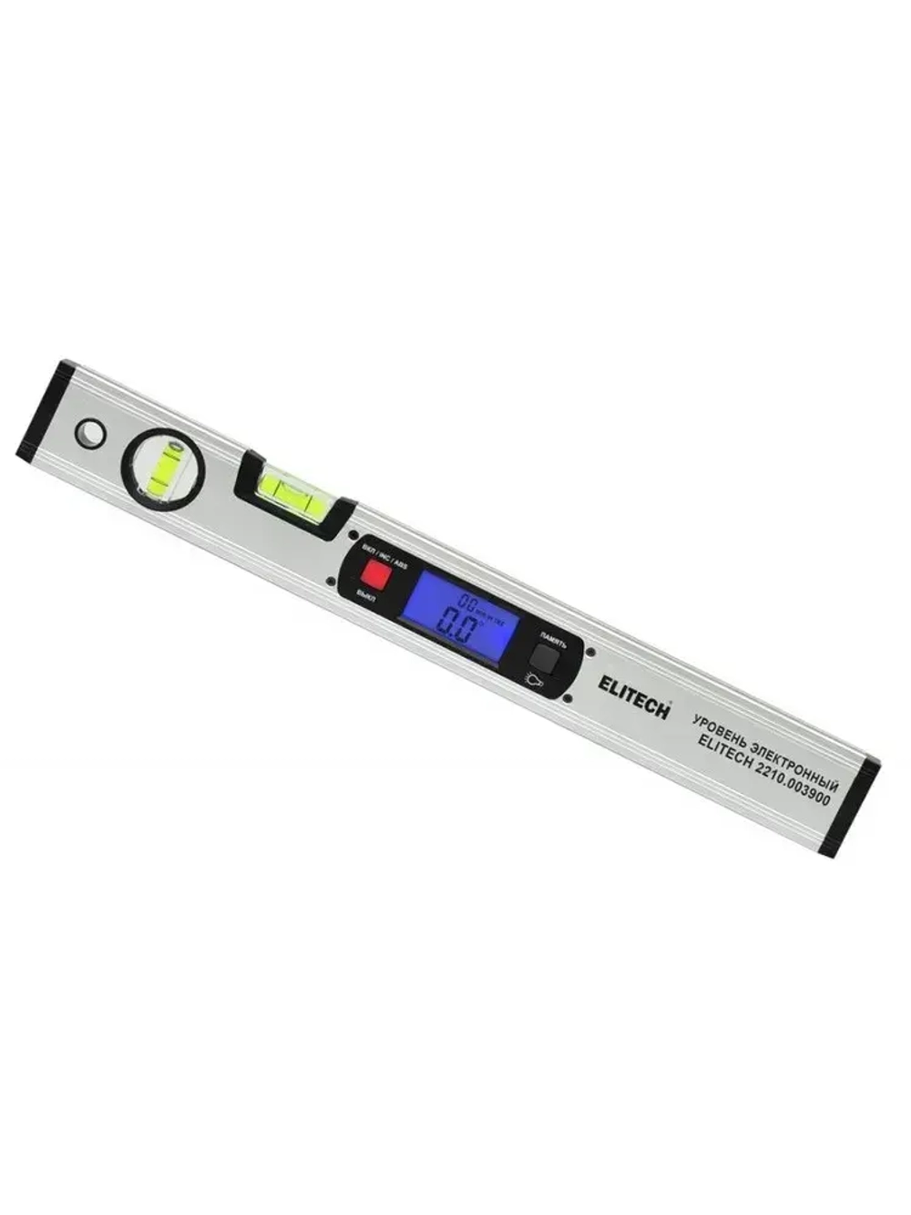Уровень электронный с пузырьковыми колбами ELITECH 2210.003900, 400мм