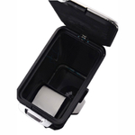 Ведро мусорное с ёршиком, внутр ведро, туалетная бумага, JAH-532, 7л (серебряный)