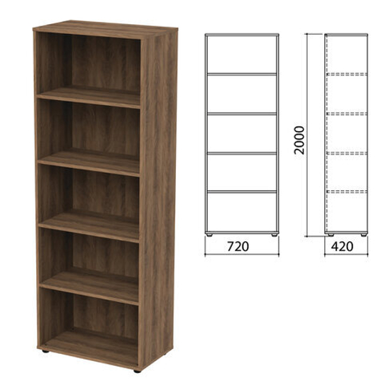 Шкаф (стеллаж) "Приоритет", 720х420х2000, 4 полки, лагос, К-934, К-934 лагос