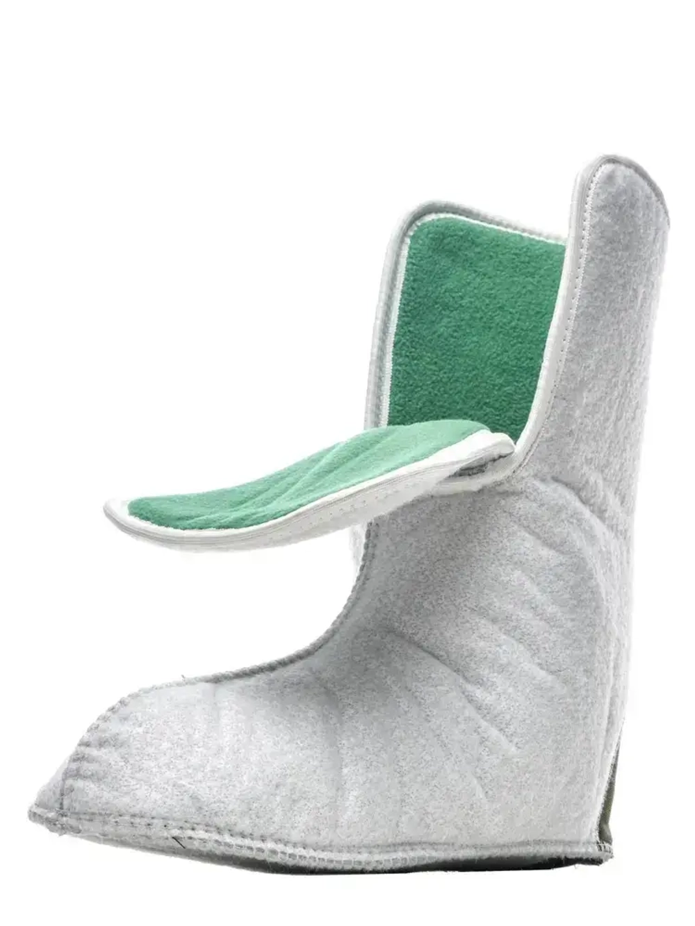 Сапоги мужские из ЭВА Kaury "President" -65С с шипами, 5-слойный гипоаллергенный вкладыш (Черно-зеленый)