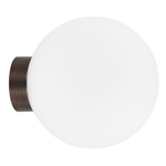 Светильник накладной MUNICH под лампу G9,  опаловое стекло,  основание цвета темная бронза,  D200xH220мм,  IP54