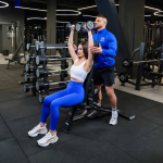Гантельный ряд полиуретановый LEVEL (шаг 2,5 кг, 10 пар) PROFI-FIT 2,5-25 кг