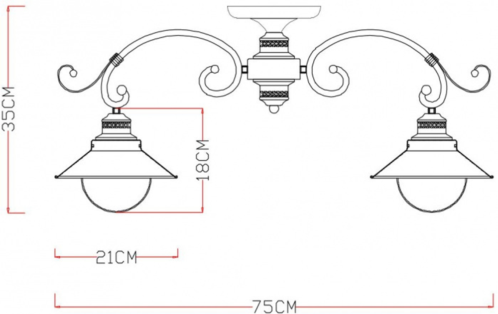Потолочная люстра Arte Lamp GRAZIOSO A4577PL-5WG