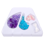 Набор д/создания украшений из бусин 19*19см. "Холодное сердце" BEADSET-FR (Мультиарт)