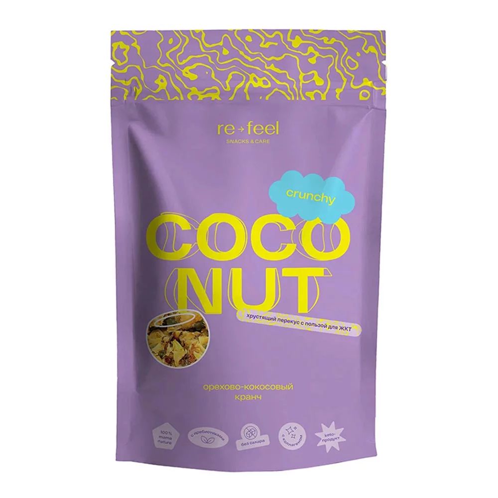 REFEEL Кранч орехово-кокосовый Coconut