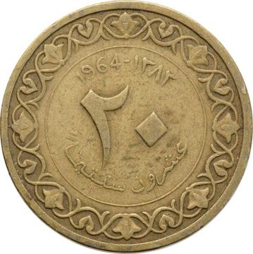 20 сантимов 1964 Алжир