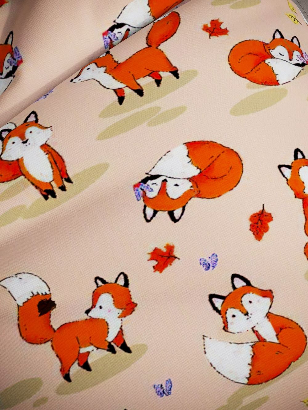 Постельное белье Полисатин Мечта "Рыжули" 2-спальное  Наволочка 50х70 см 2 шт Простынь на резинке 160x200 см Пододеяльник 175x215 см