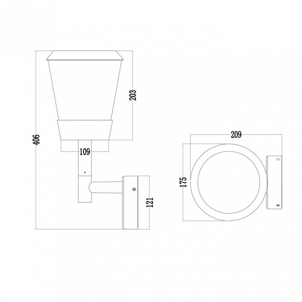 Светильник на штанге Maytoni Faro O039WL-01B