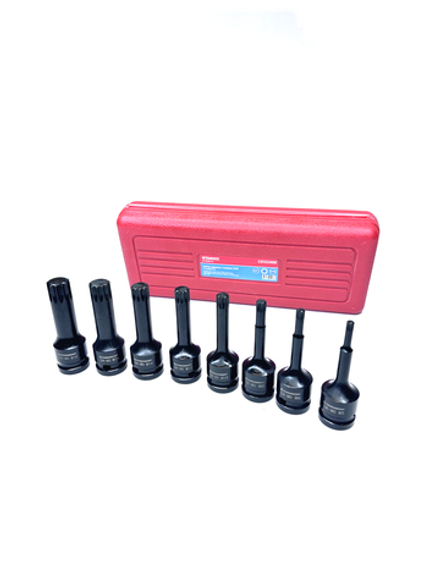 CS122489 Набор ударных головок XZN 1/2' (8 предметов)
